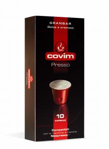 Capsules Covim Pressò Granbar compatible with machines Nespresso